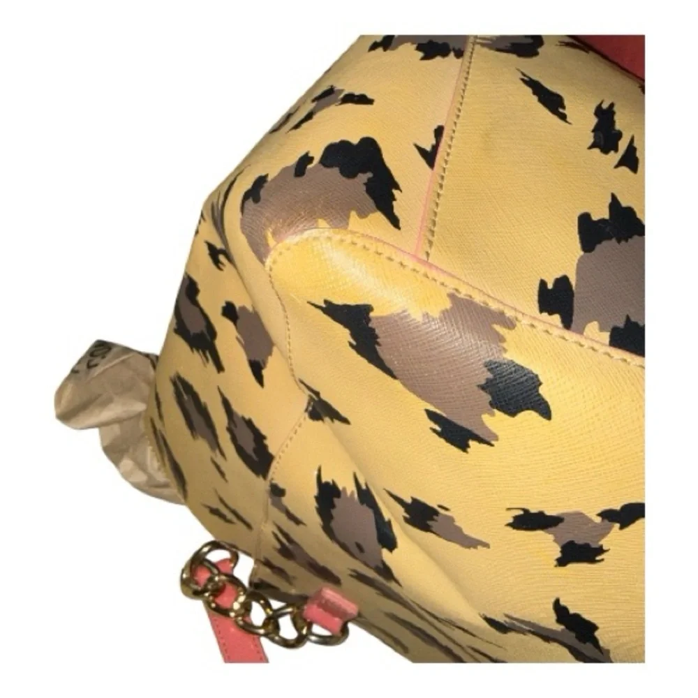 Juicy Couture Animal Print Tote with Pink and Gold Details *CALLOUTS*